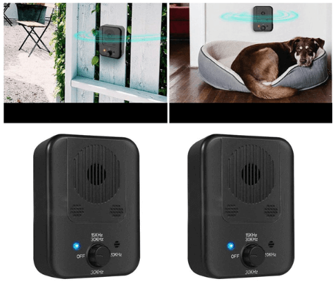 Träningsanordning med ultraljud mot skall