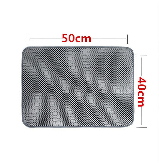 Dubbelskiktad Cat Litter Mat