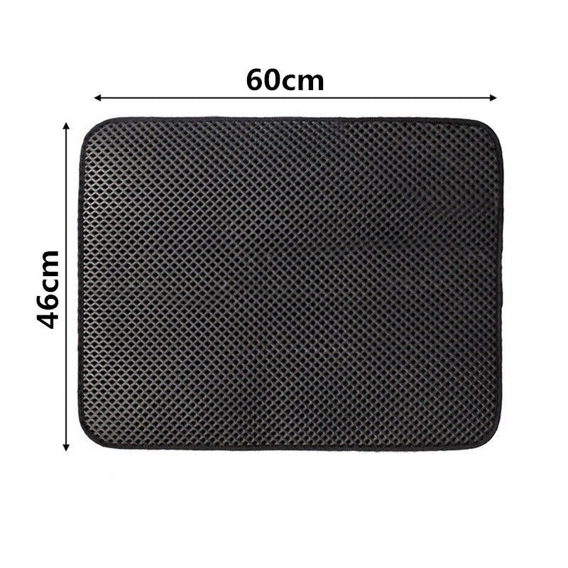 Dubbelskiktad Cat Litter Mat