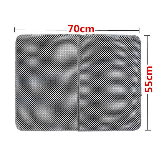 Dubbelskiktad Cat Litter Mat