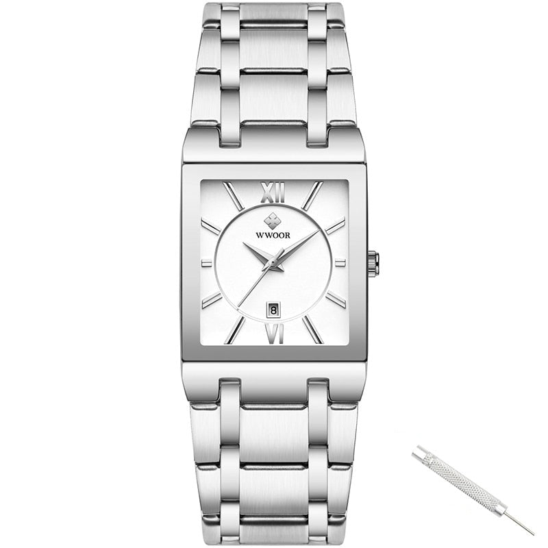 Lyxig Fyrkantig Klocka