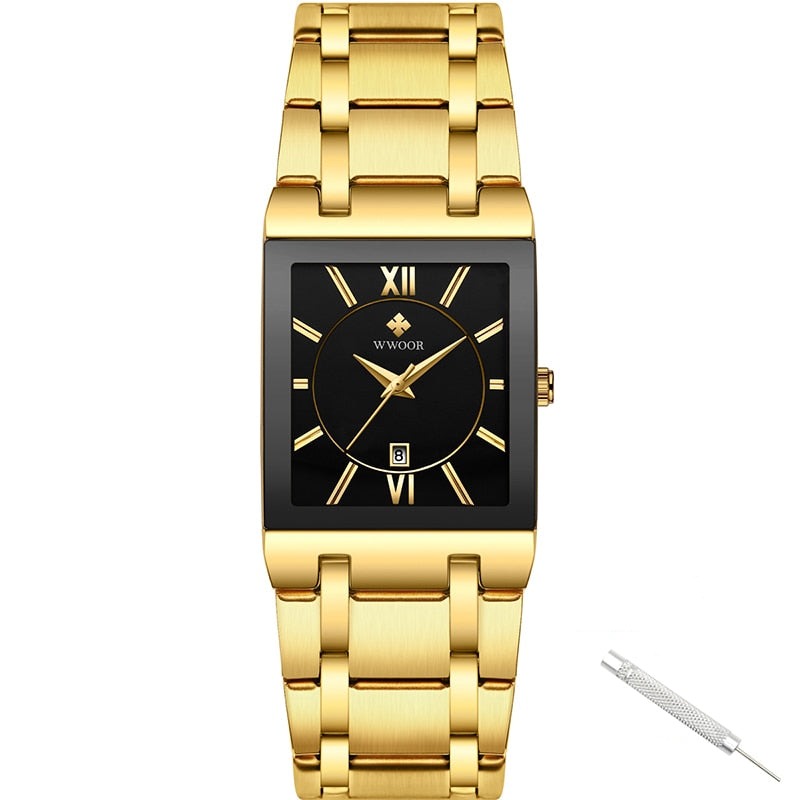 Lyxig Fyrkantig Klocka