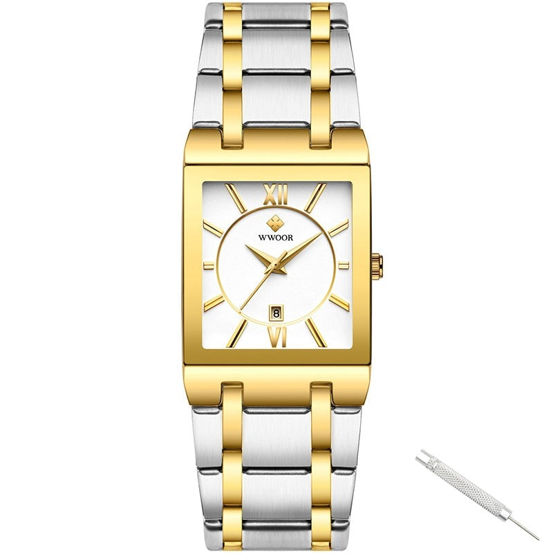 Lyxig Fyrkantig Klocka