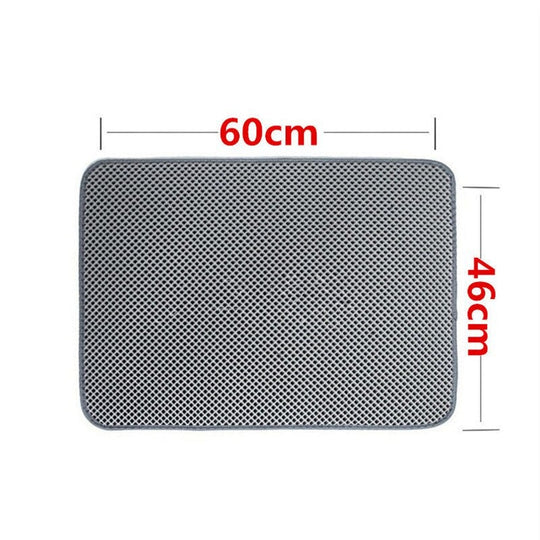 Dubbelskiktad Cat Litter Mat