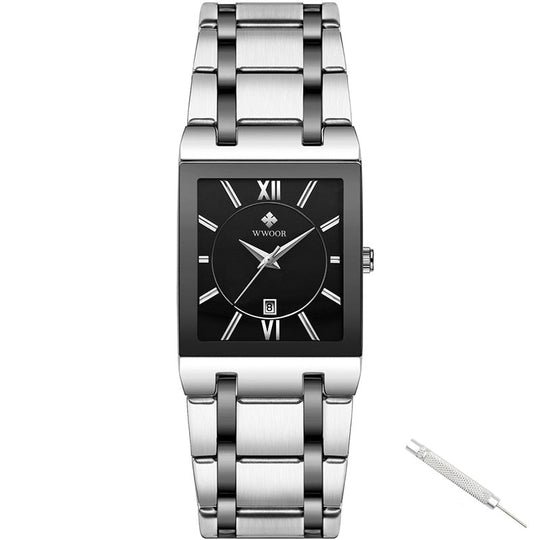 Lyxig Fyrkantig Klocka