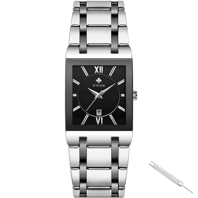 Lyxig Fyrkantig Klocka