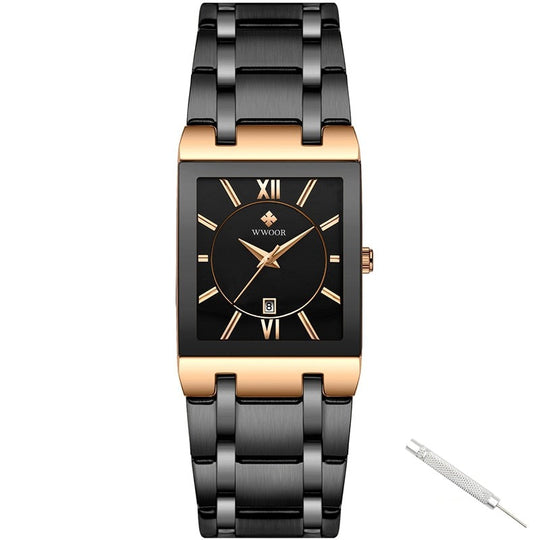 Lyxig Fyrkantig Klocka