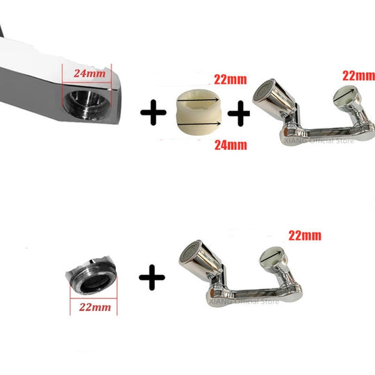 Universal roterbar kranblandare