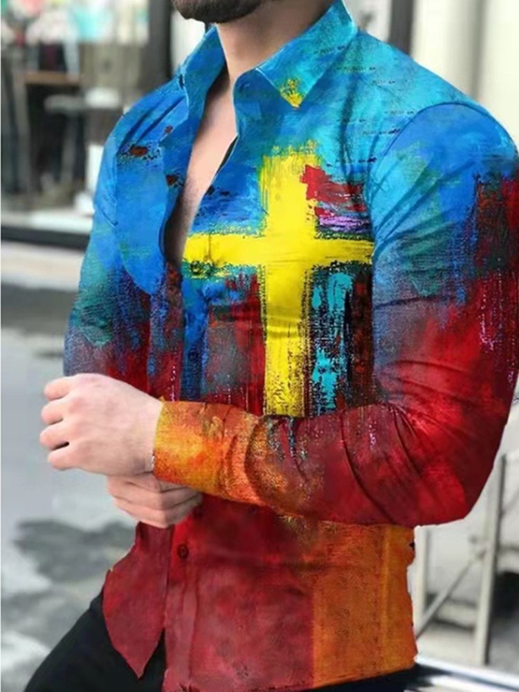 Men's Printed Long Sleeves