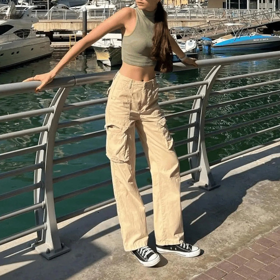 Dams justerbara lastbyxor