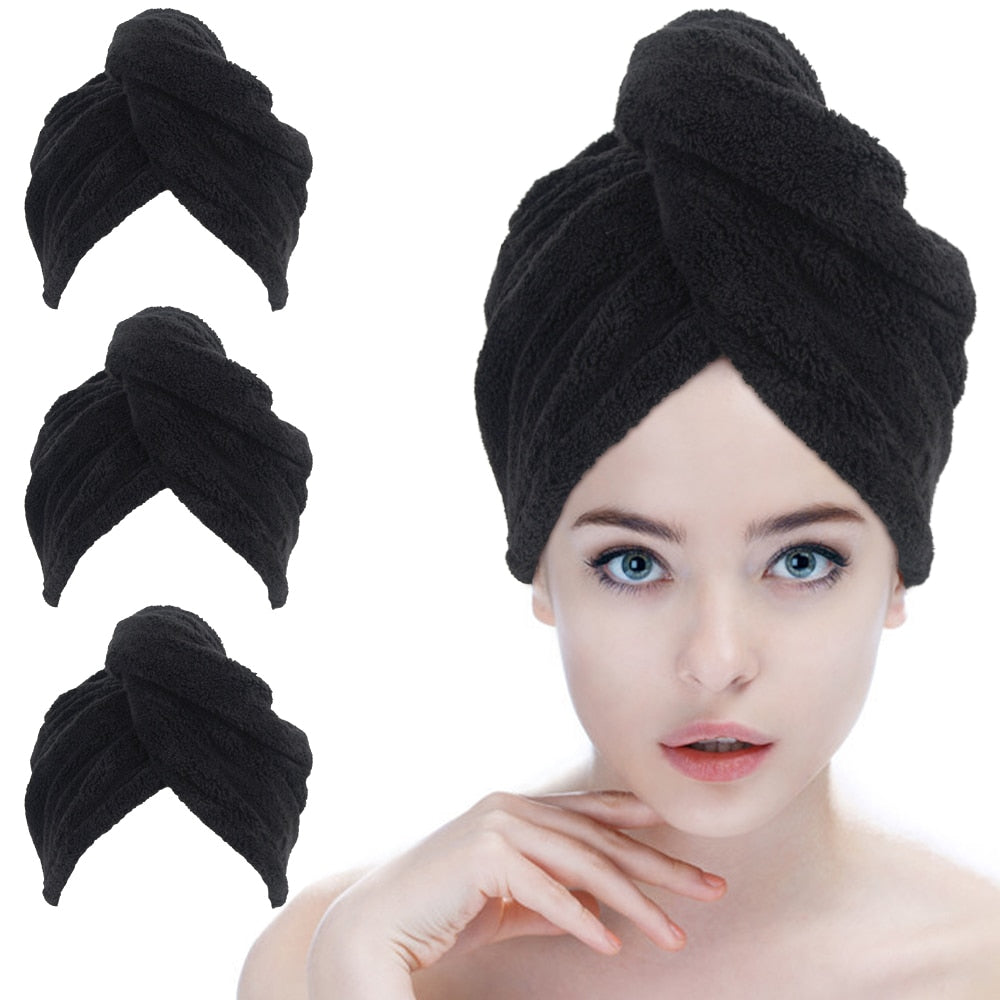 Ultrasugande Hårinpackningshandduk