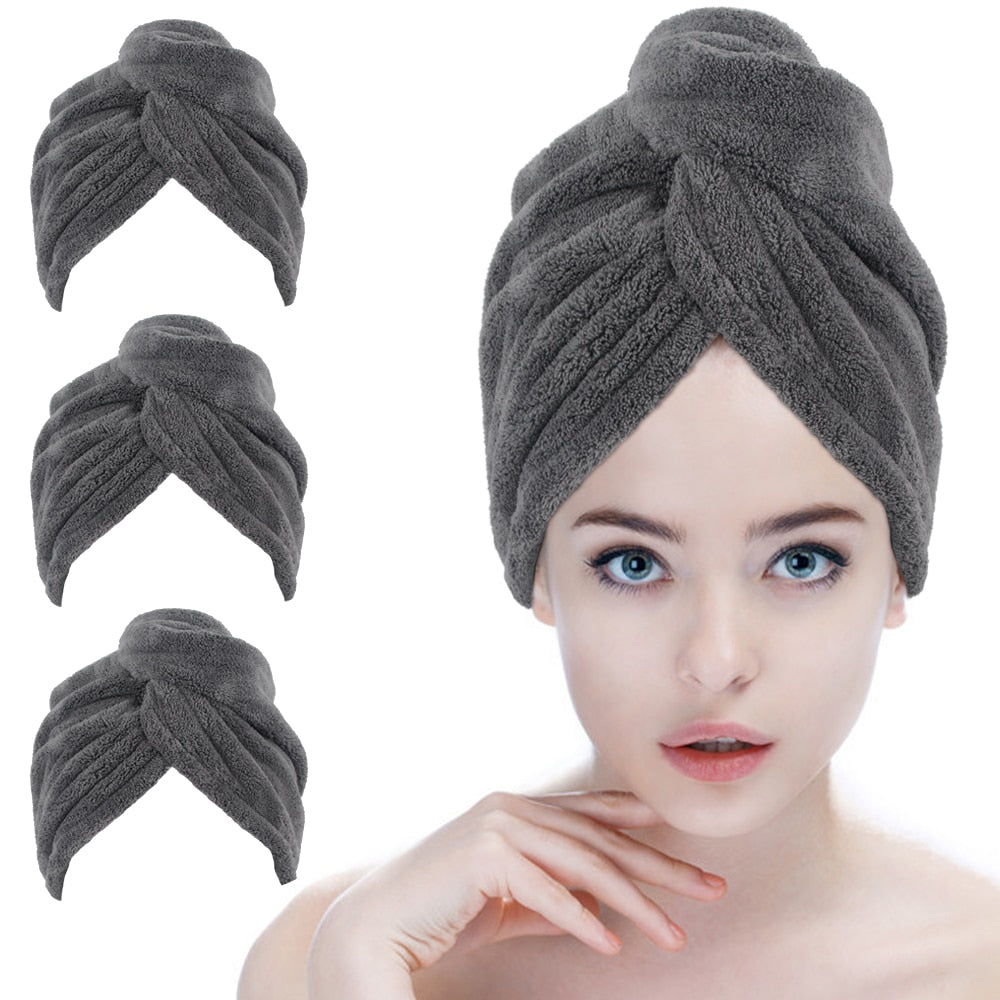 Ultrasugande Hårinpackningshandduk