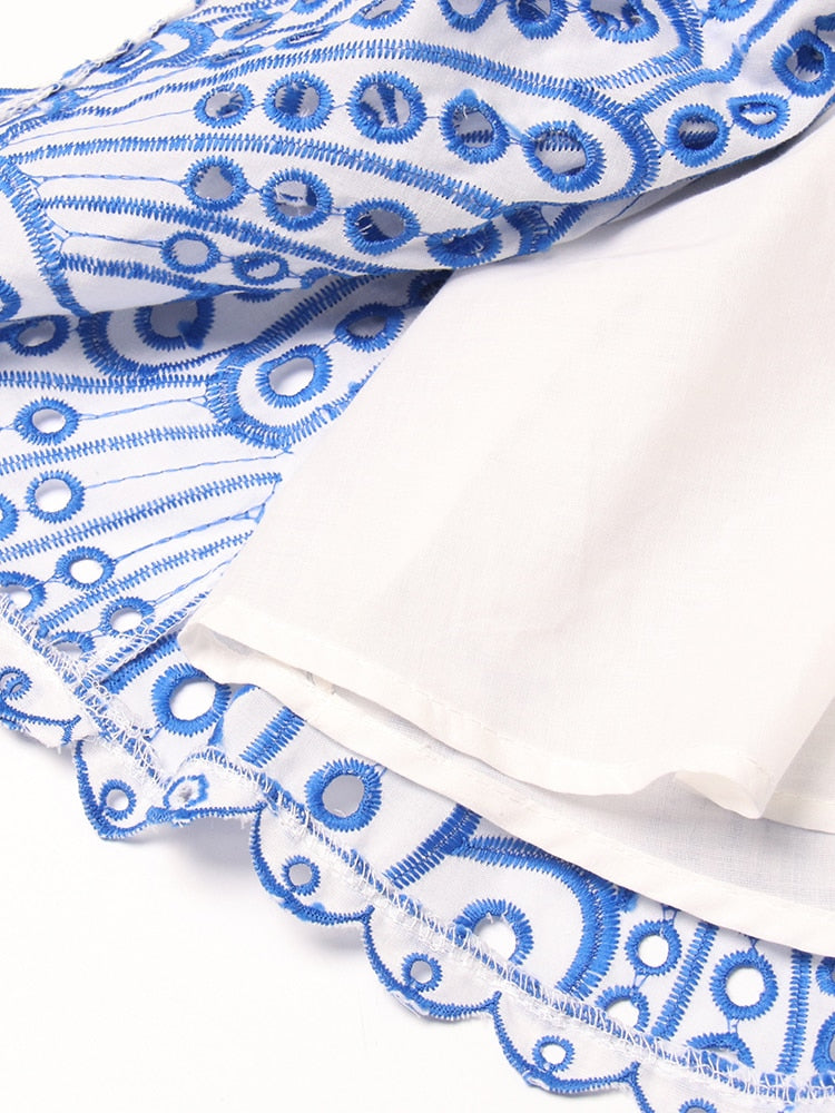 Ärmlös Lagd Mini Klänning