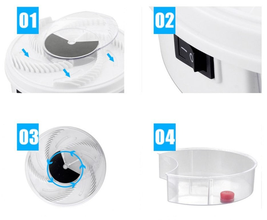 Elektrisk roterande flugfälla