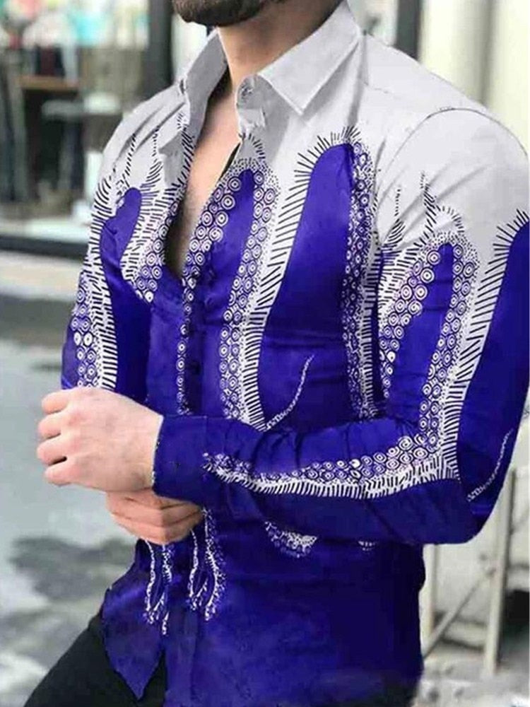 Men's Printed Long Sleeves