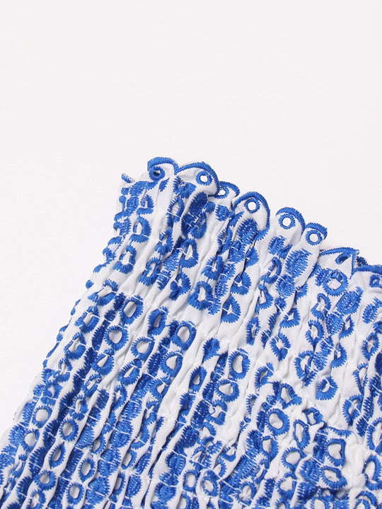 Ärmlös Lagd Mini Klänning