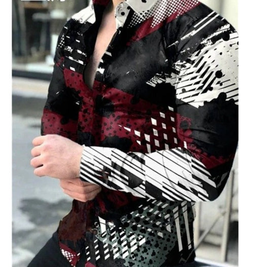 Men's Printed Long Sleeves