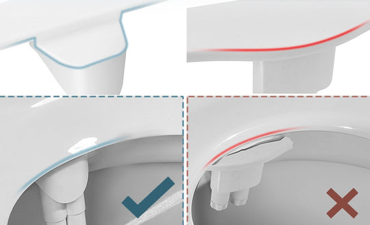 Ultra-Slim Bidet Sprayer Attachment