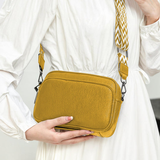 Crossbody-väska i läder av hög kvalitet