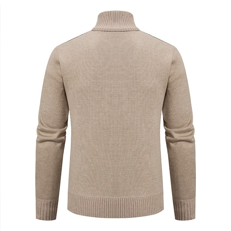 Stickad tröja i kashmir för män