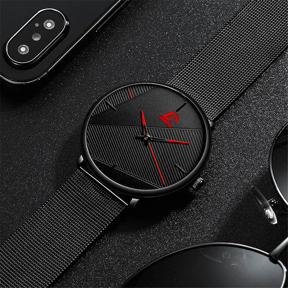 Reloj Hombre | Herrmode Ultratunt Armbandsur