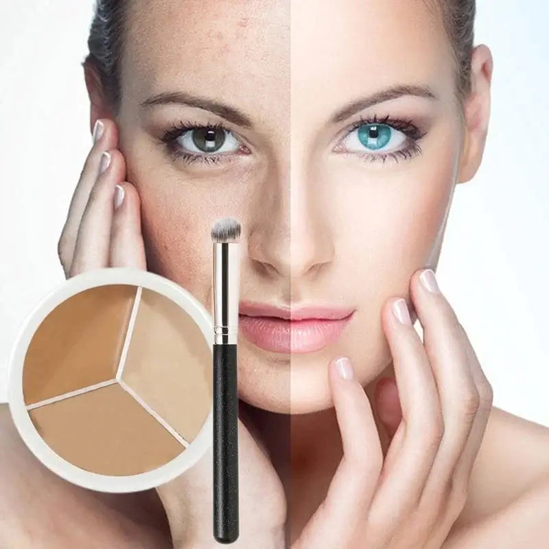 Tri-color Concealer Palette Cream