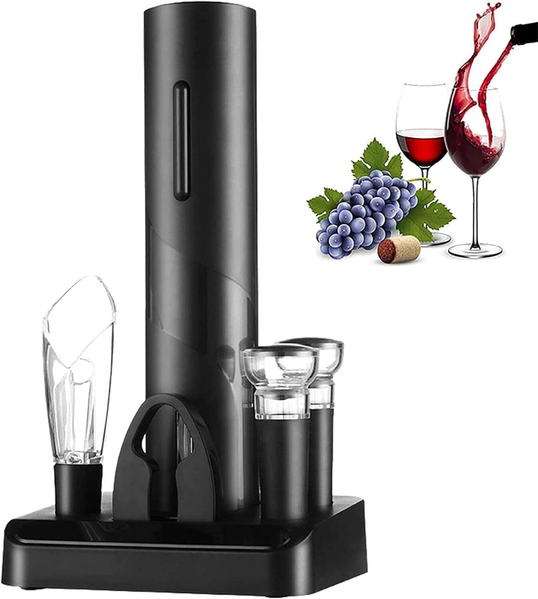 Elektrisk Vinkorköppnare Set