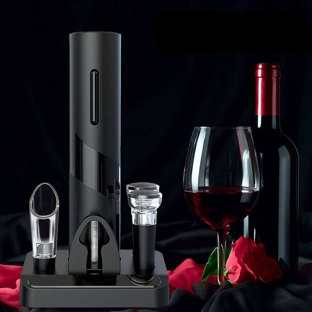Elektrisk Vinkorköppnare Set
