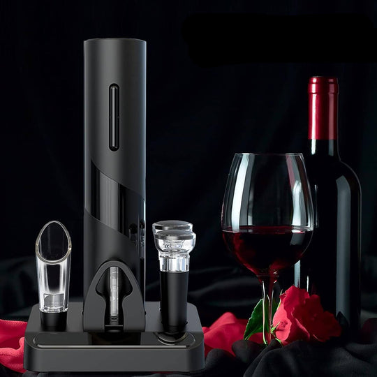 Elektrisk Vinkorköppnare Set