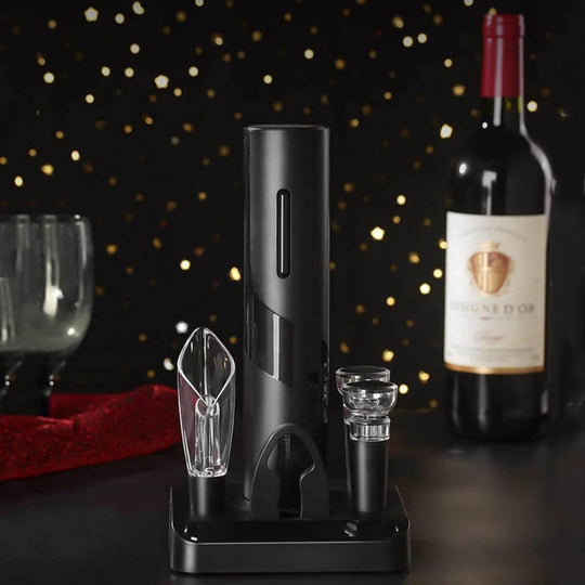 Elektrisk Vinkorköppnare Set