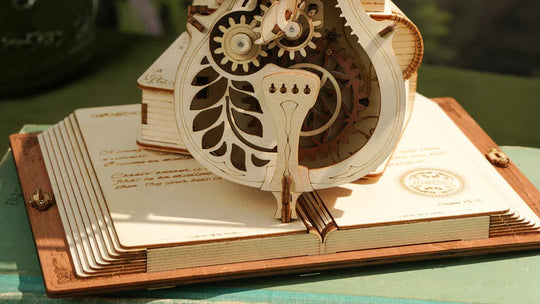 Träpussel Magisk Cello Speldosa