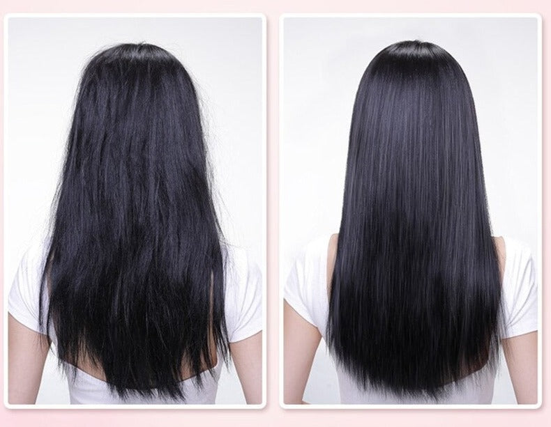 Hårplättare och lockborste