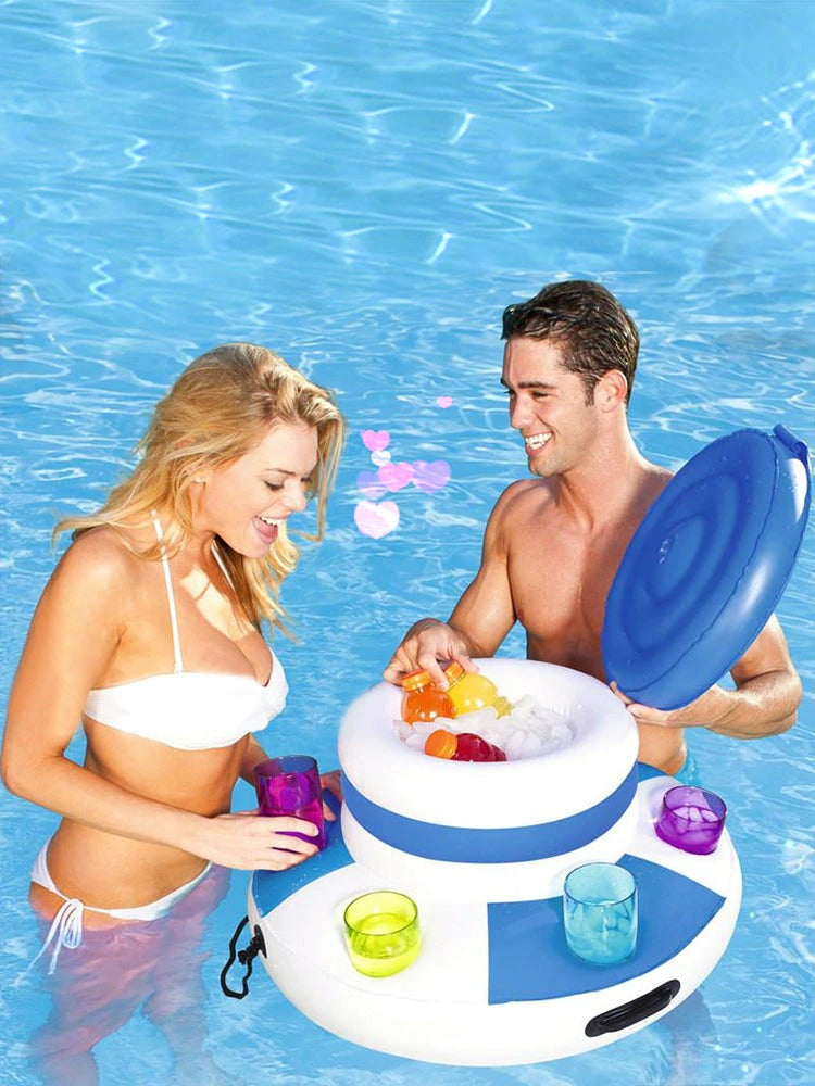 Uppblåsbar dryckeshållare