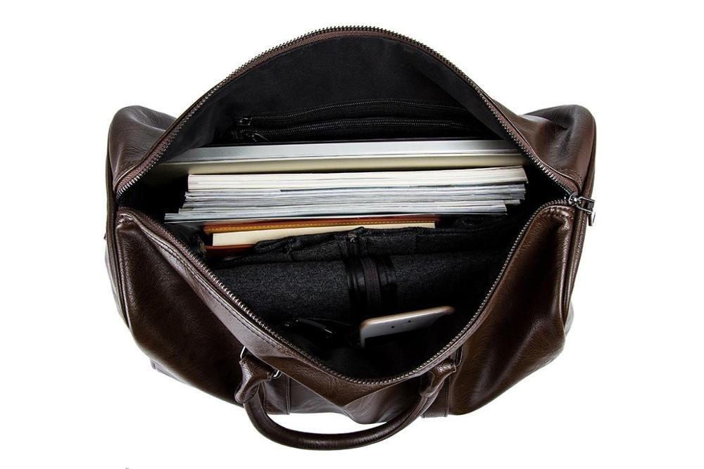 Duffle Bag i läder för män