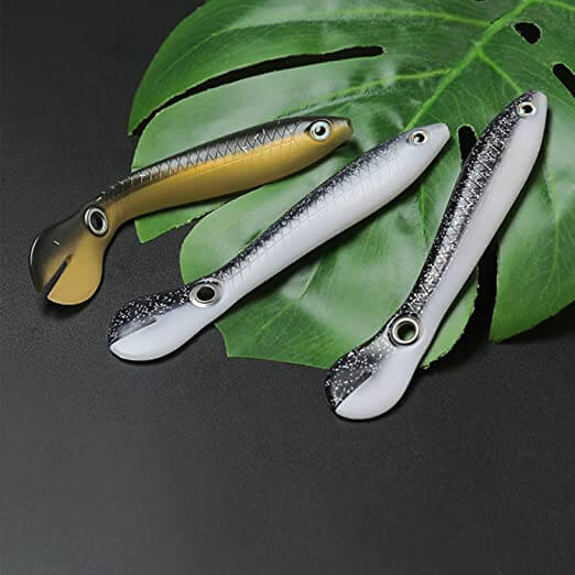 Mjuk Bionic Hoppande Fisklure (3 stycken/uppsättning)