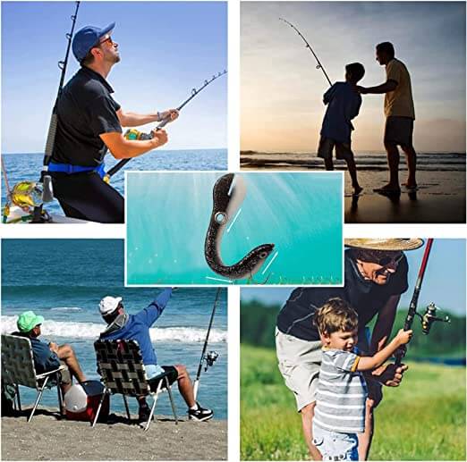 Mjuk Bionic Hoppande Fisklure (3 stycken/uppsättning)