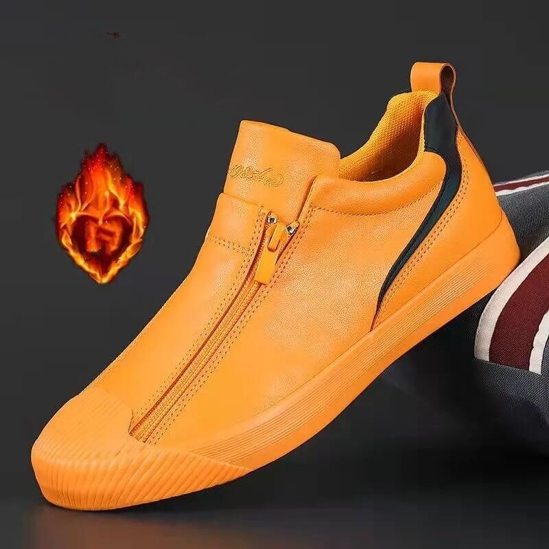 Vulkaniserad Microfiber Läder Män Skor