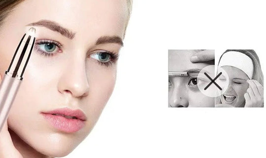 LED elektrisk ögonbrynstrimmer