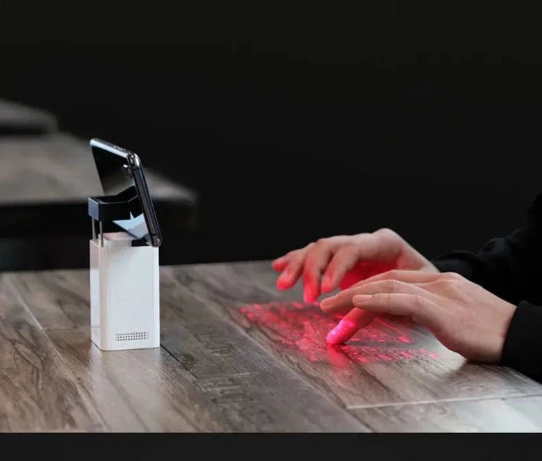 Bärbar Tangentbordsprojektor