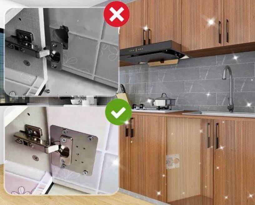 Reparationsplatta för Dörrgångjärn