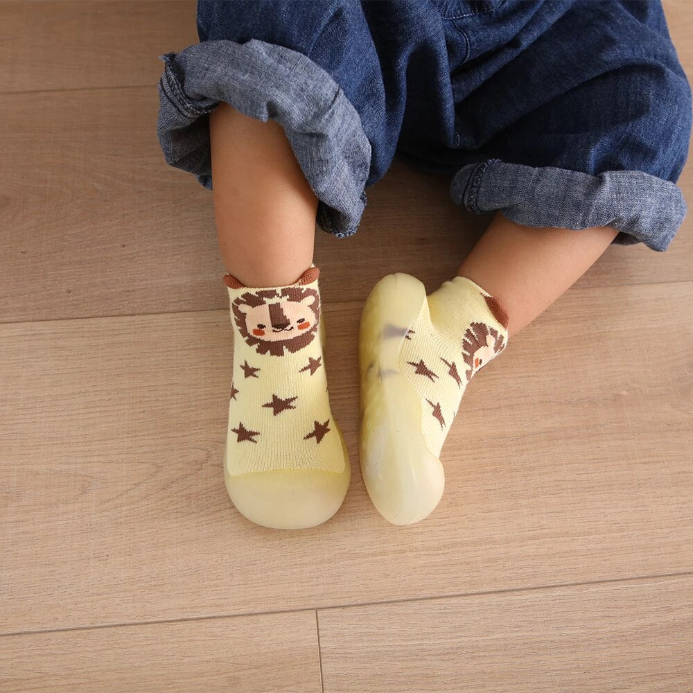 Baby's varma stickade strumpor Skor