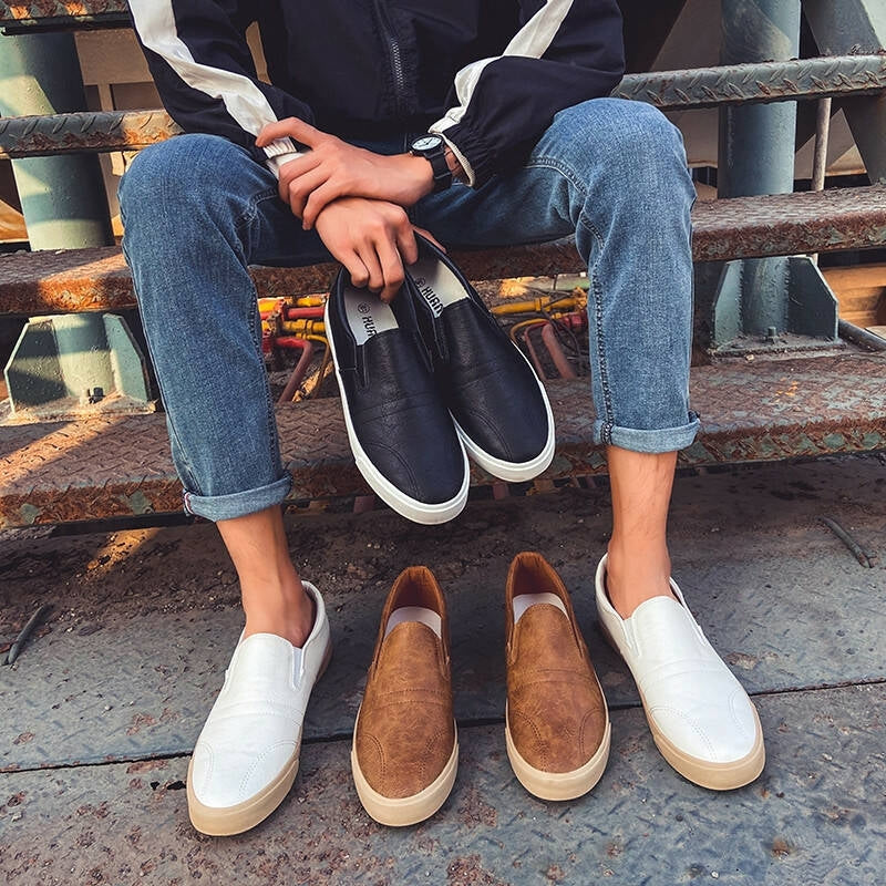 Urban Läder Loafers För Män