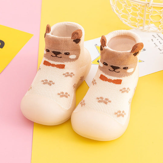 Baby's varma stickade strumpor Skor