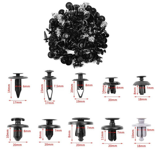 Set med bilfästklämmor