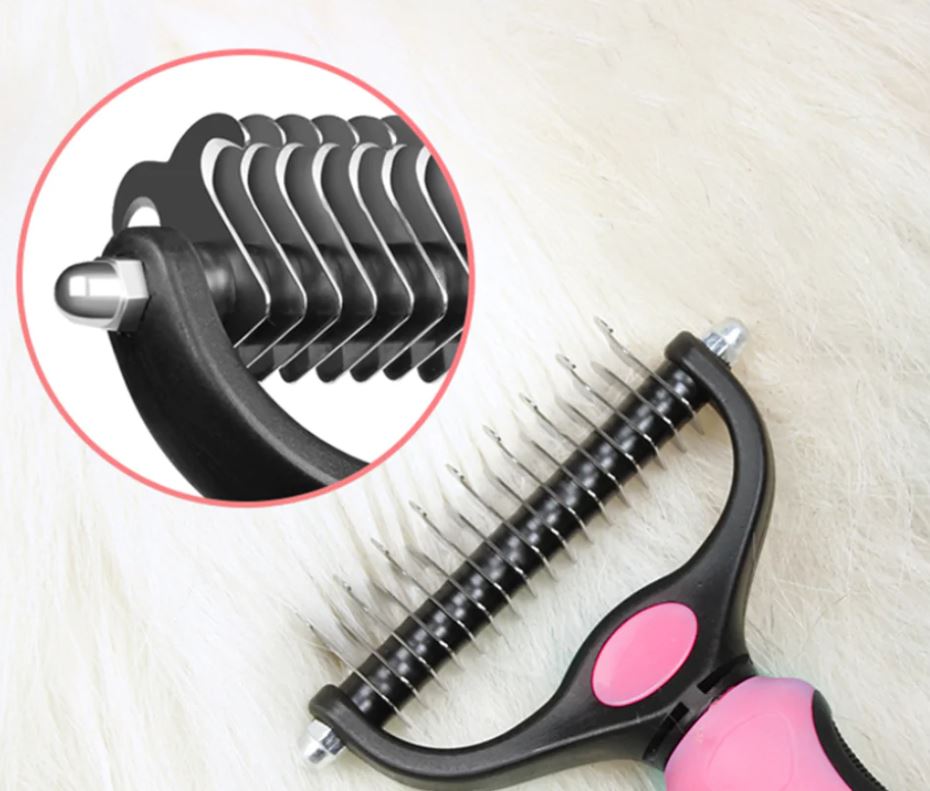 Pälsborttagning för husdjur Grooming Comb
