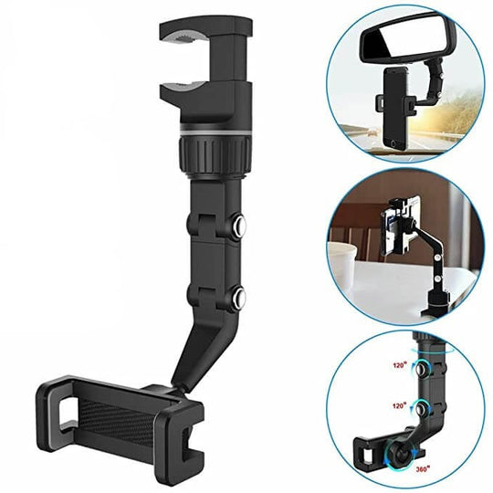 Telefonhallare I Backspegeln