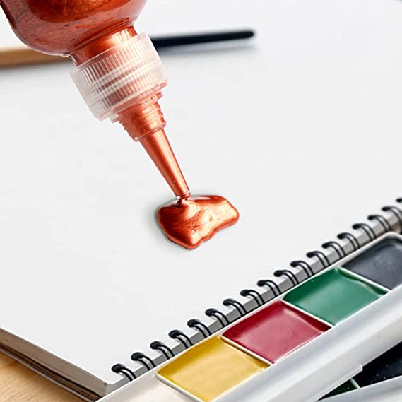 Metallisk akrylfärg