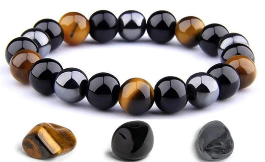 Naturstenar skydd armband