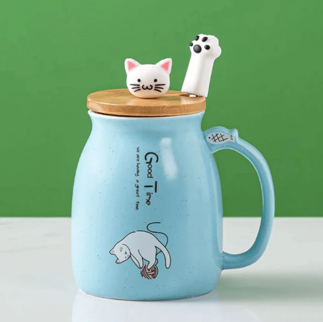 Keramisk kattmugg