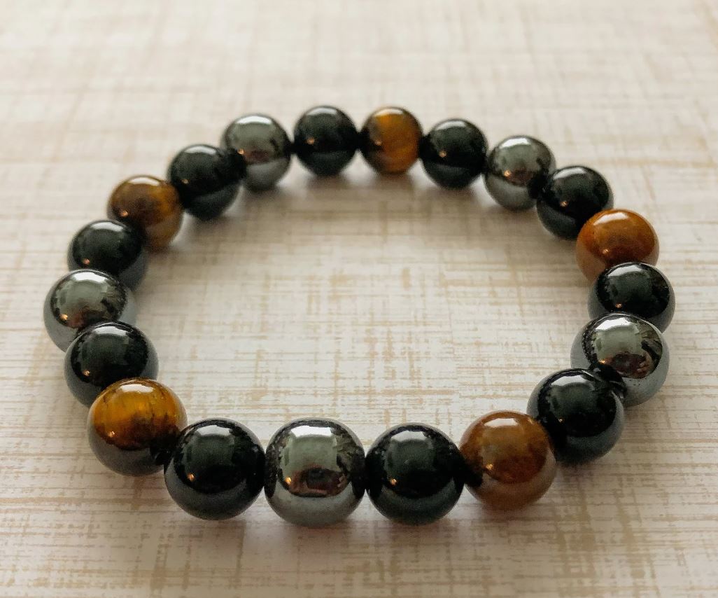 Naturstenar skydd armband